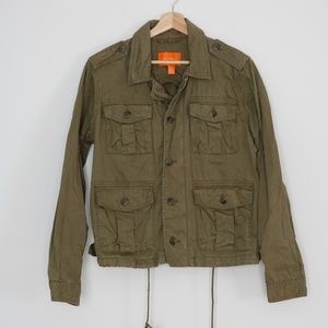 Woman's Khaki/Olive Field Jacket 100% Cotton Size M
